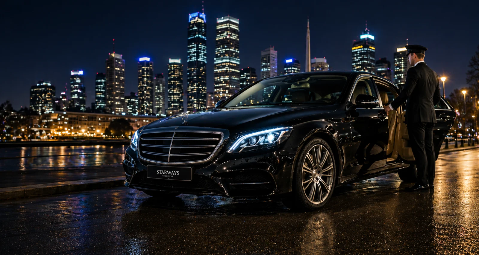 Mercedes S Class chauffeur Melbourne